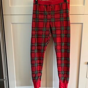 Old Navy Red and Green Plaid Pajama Pants